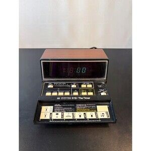 BSR System X-10 The Timer Home Automation Controller Vintage Woodgrain